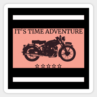 It's time adventure Sticker